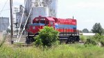 PNRW 1451 / GP15-1 parked in front of the CEMEX facility.